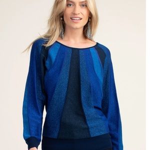 Blue Trina Turk sweater